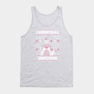 CHRISTMAS UNICORN Tank Top